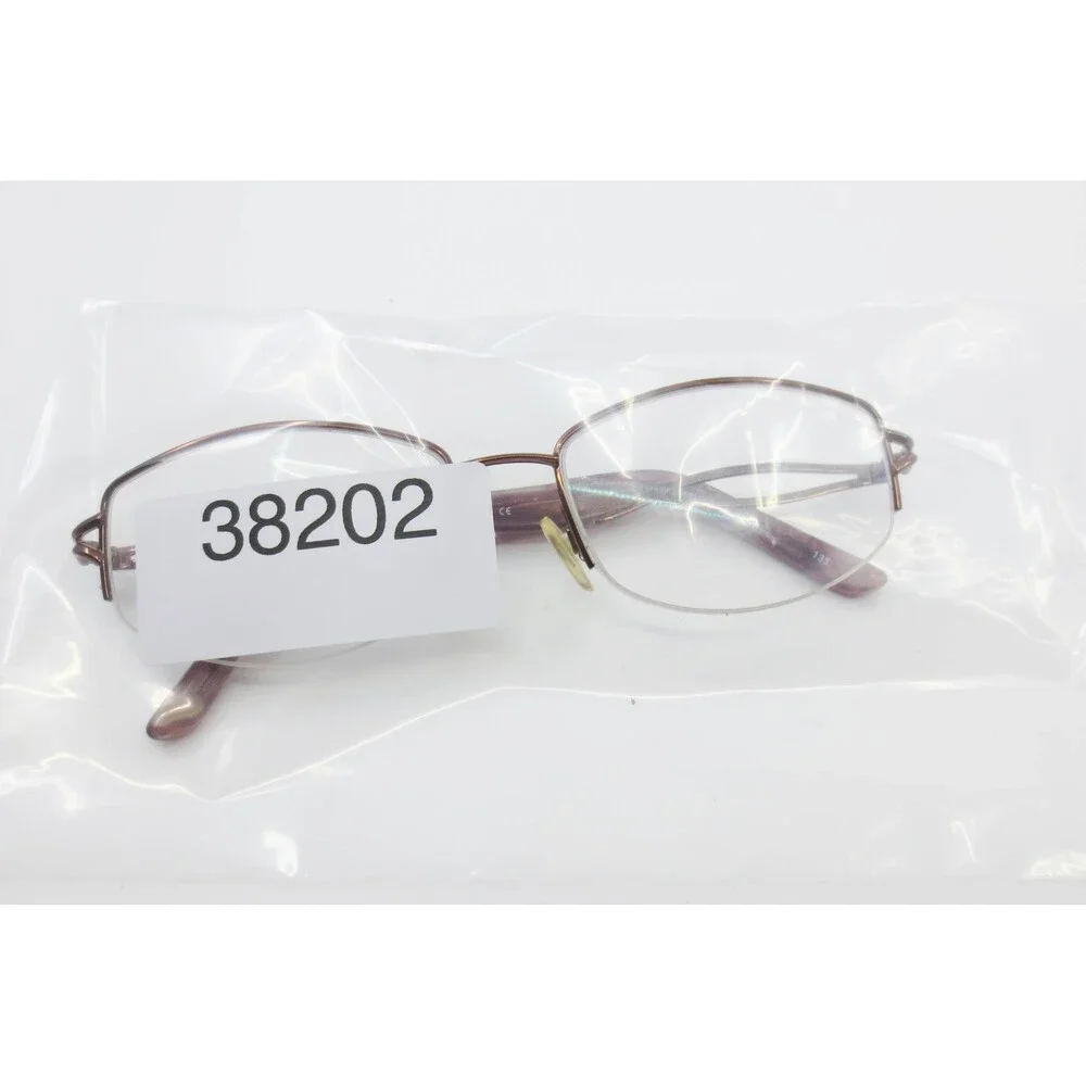 Sophia Loren M210 Zyloware Brown Semi Rimless Eyeglasses Frames 52-17-135